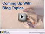 Webinar: Coming Up with Good Blog Topics