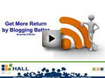 Webinar: Get More Return by Blogging Better