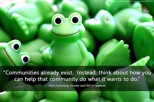 Communities is about connecting not controlling