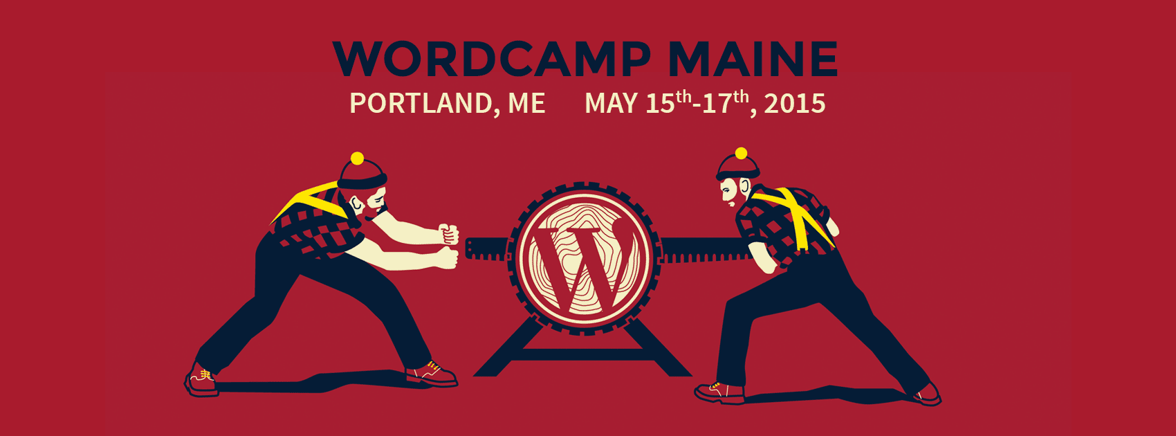 WordCamp Maine 2015 Logo