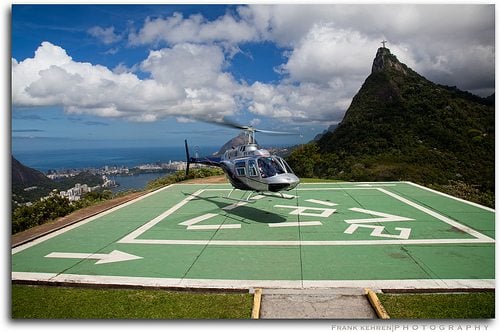 helicopter landing pad