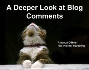 deeper look at blog comments