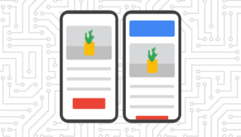 Cumulative Layout Shift (CLS) on mobile graphic