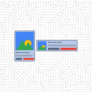 CSS container queries graphic