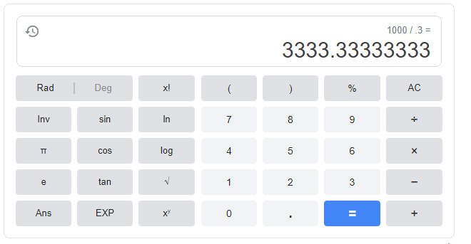 sample equation to avoid sampled data