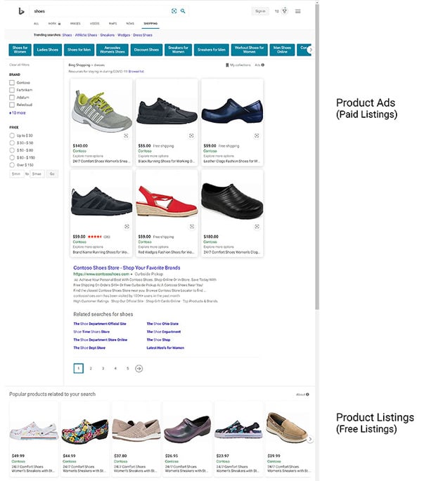 Free Product Listings on Bing Shopping | Hall