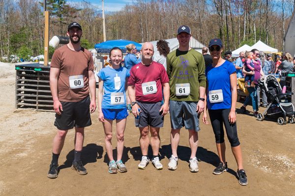 Hall team at Funky Bow 5k