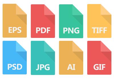 A Collage of Common Image File Types