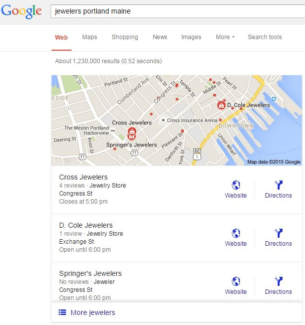 google rolls out new local 3 pack