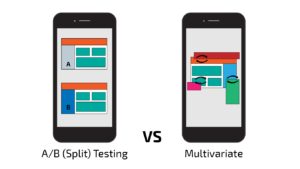 graphic of ab testing and multivariate