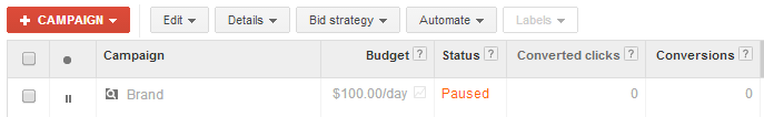 Google Adwords New Conversion Naming