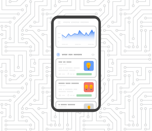 Search Console Insights on mobile graphic