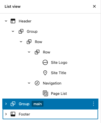 WordPress List View Example